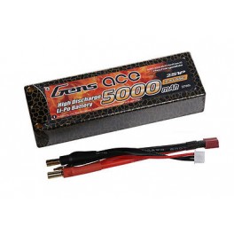 Batería LiPo Gens Ace 2s 5000mAh 65C - HardCase EFRA